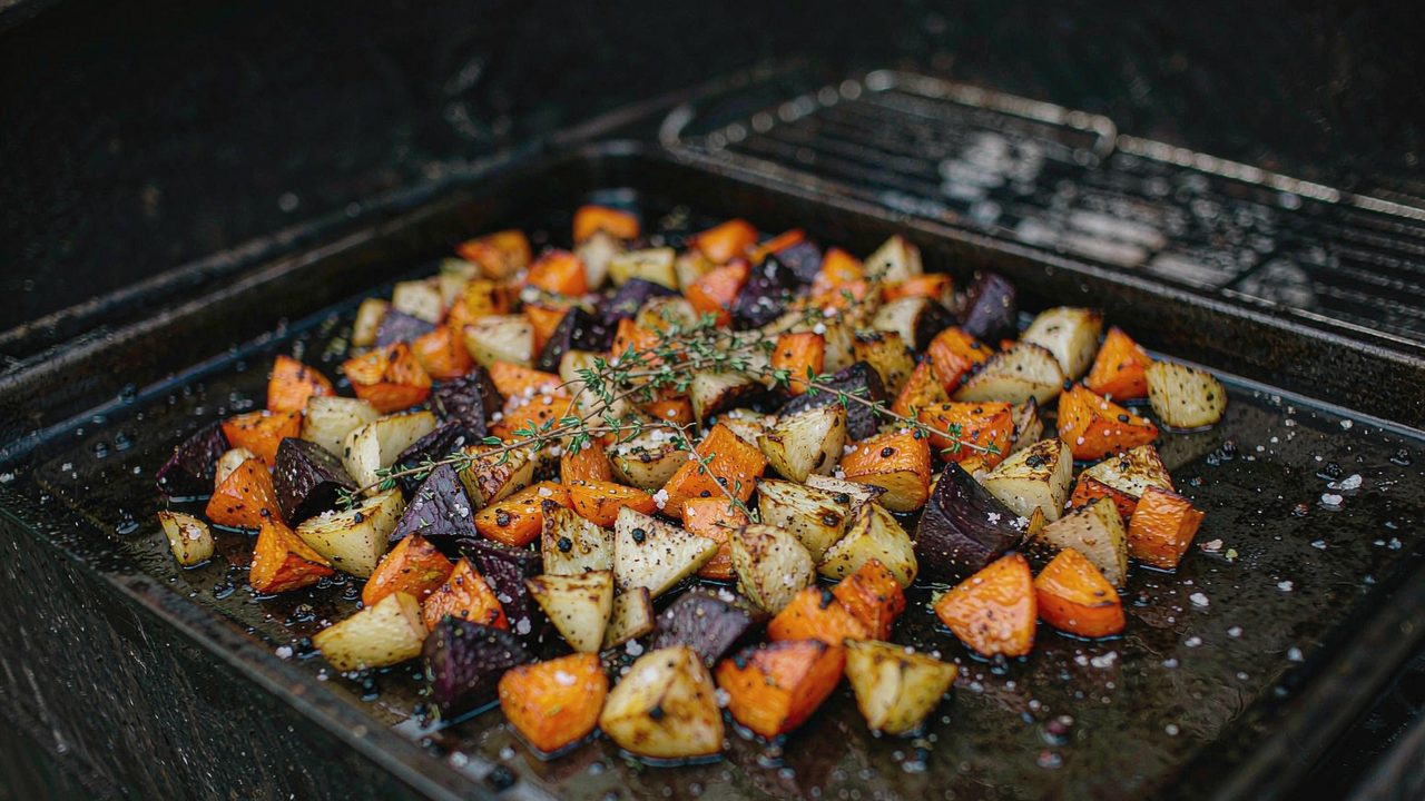 Grillede rotgrønnsaker